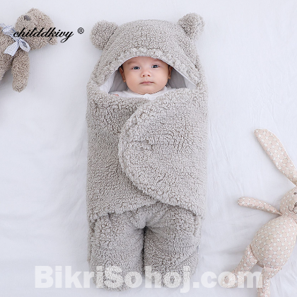 Cute bear baby sleeping bag